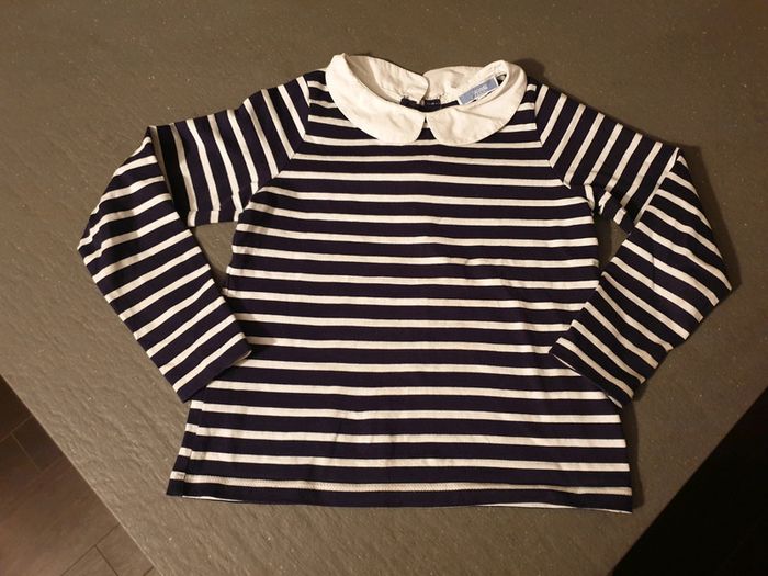 Superbe Marinière col Claudine Jacadi 4 ans