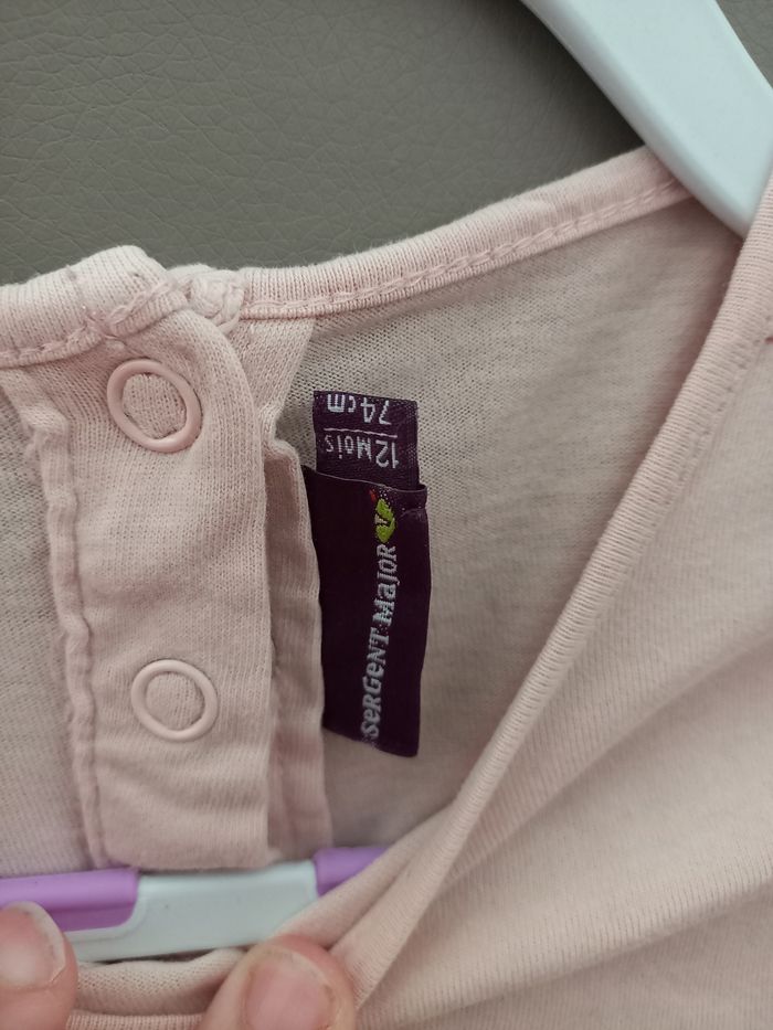 Tee-shirt LM sergent major 12 mois - photo numéro 2