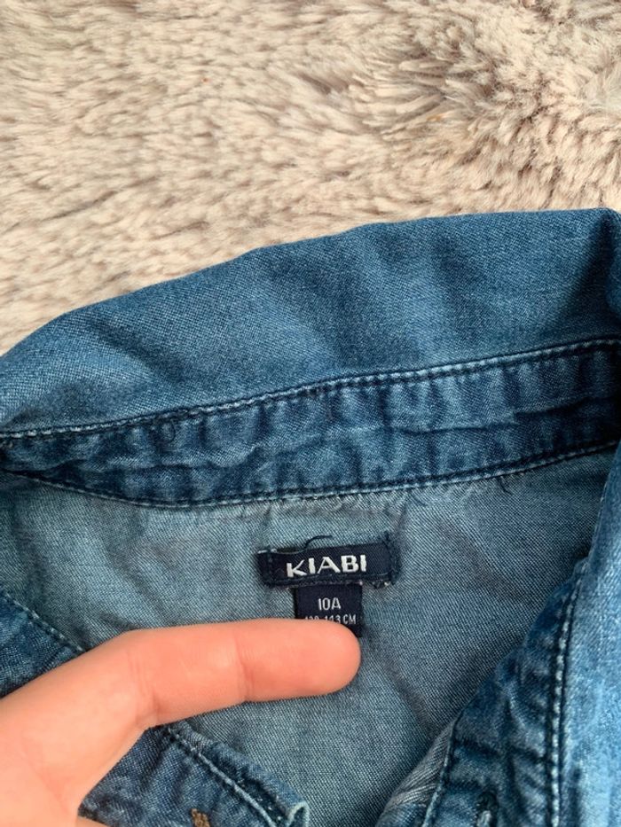 Chemise en jean bleue - photo numéro 3