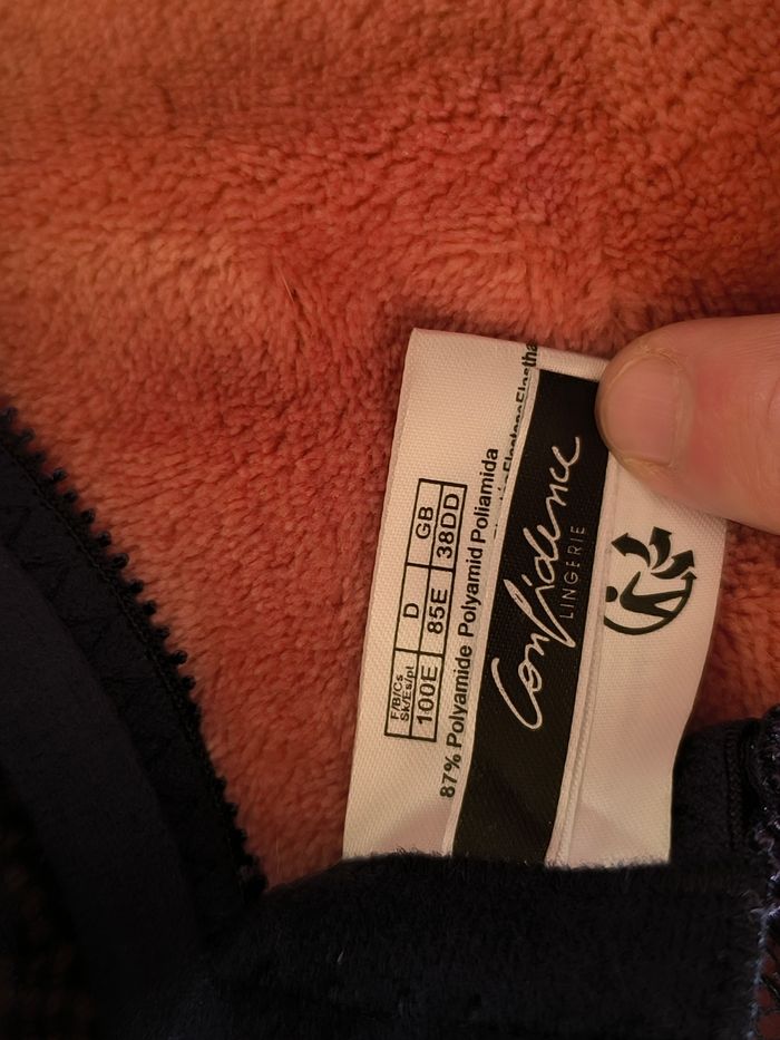 Soutien-gorge avec armatures bleu marine 100E Confidence lingerie - photo numéro 5