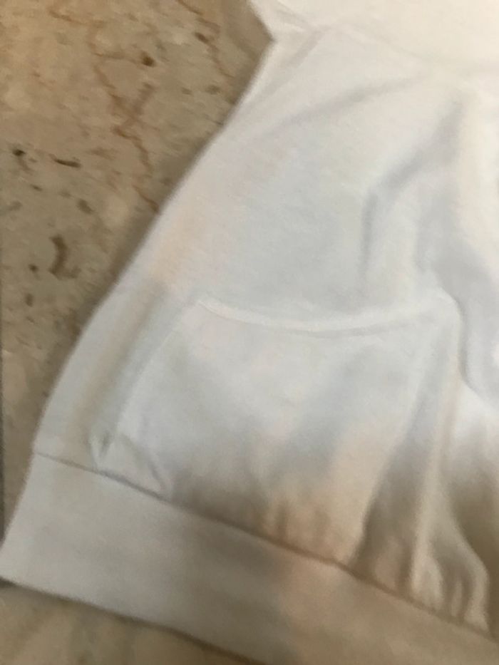 Tee-shirt blanc manches ballon 18 Mois - photo numéro 2