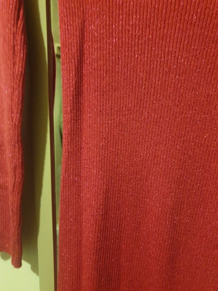 Robe longue fushia pret du corps - photo numéro 3