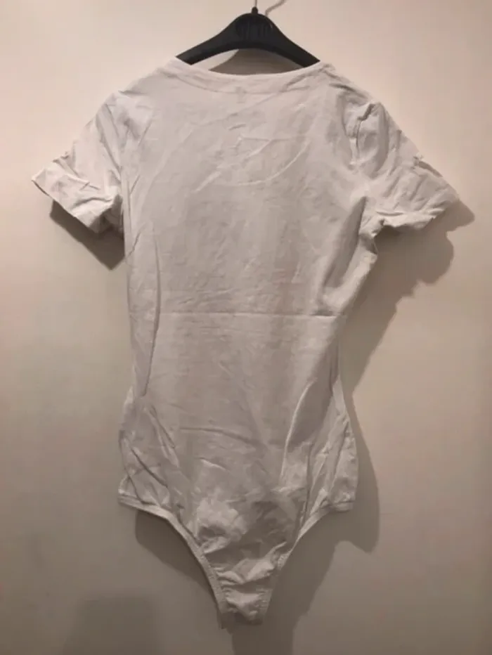 Body Franprix collection manches courtes blanc taille L - photo numéro 2