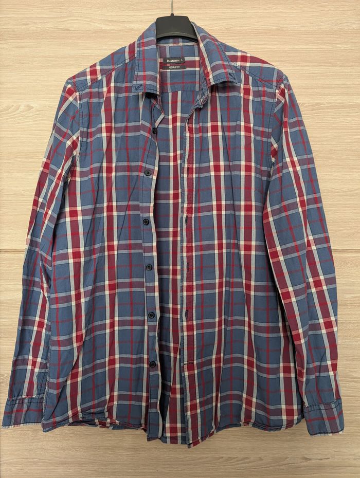 Chemise homme In Extenso, taille L, 100% coton