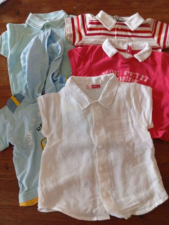 Lot de 5 hauts taille 6 mois