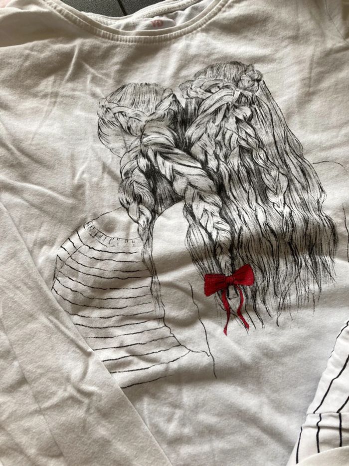 Lot ensemble garde robe haut vêtement fille enfant taille 10 ans - photo numéro 3