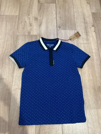 Polo à manches courtes bleu galaxie Teddy Smith 14ans