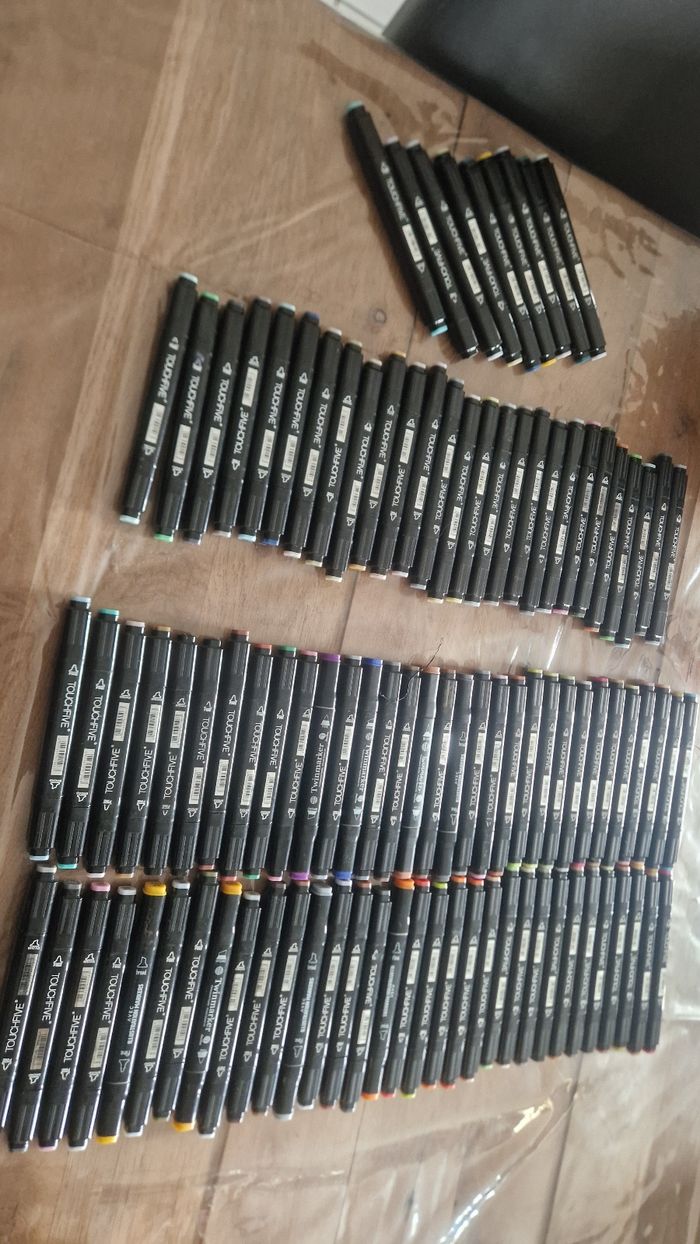 Gros lot de feutre 100pieces