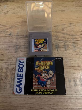 Nintendo Game boy Boulder dash avec notice