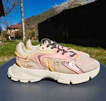 Baskets Lacoste L003NO2025 lite pink brown unisexe