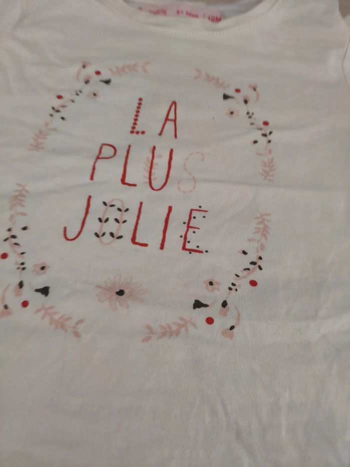 T shirt manches longues 12 mois la plus jolie - photo numéro 2