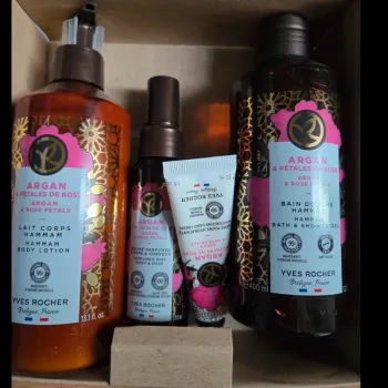 Coffret Yves Rocher – Argan & Pétales de Rose – Neuf