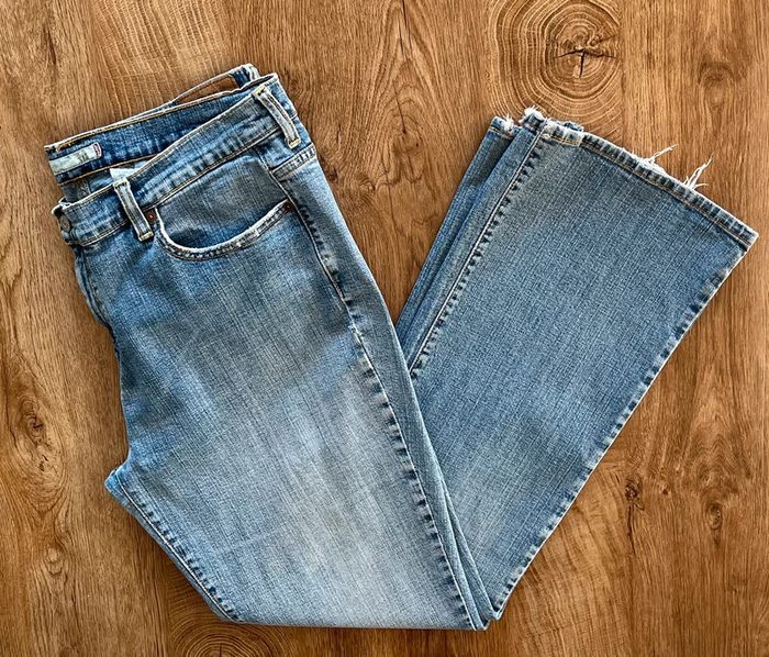 Jean/pantalon bleu Levi's 515 Bootcut/flare, femme, taille : 16 M (44 taille française) - photo numéro 4