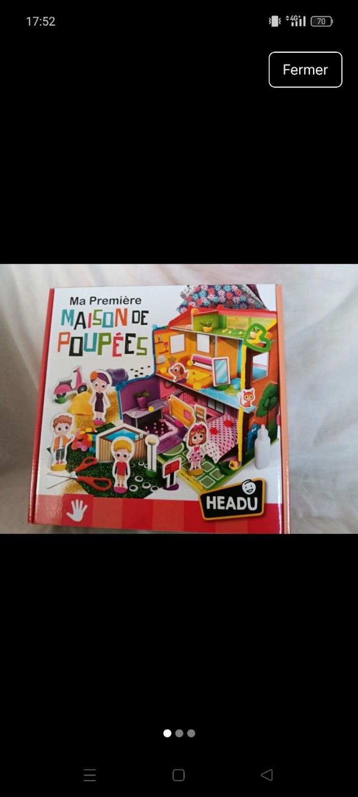 Maison de poupée HEADU neuf