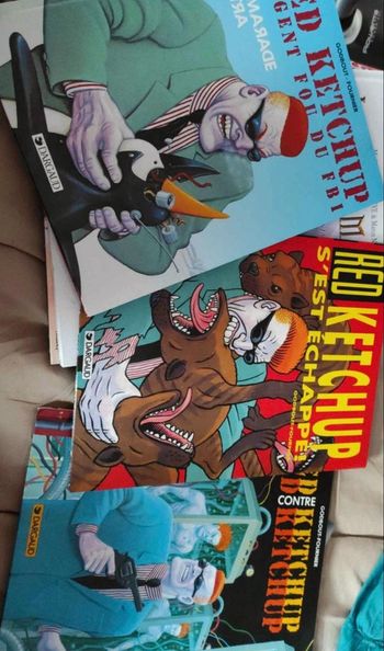 Lot de 3 bd red ketchup