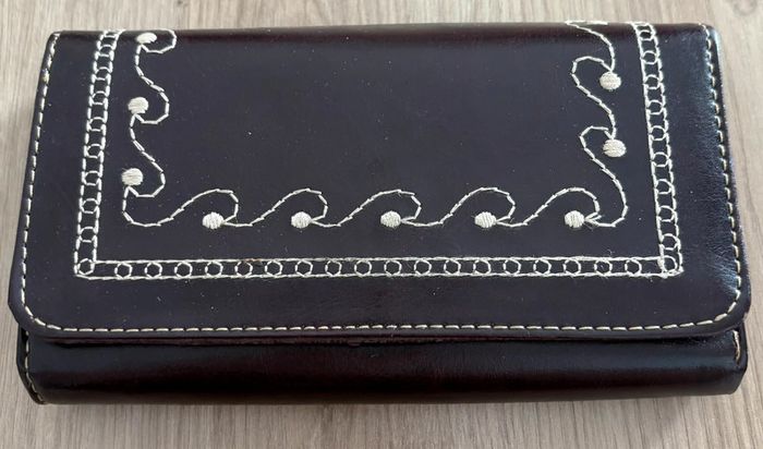 Porte monnaie marron