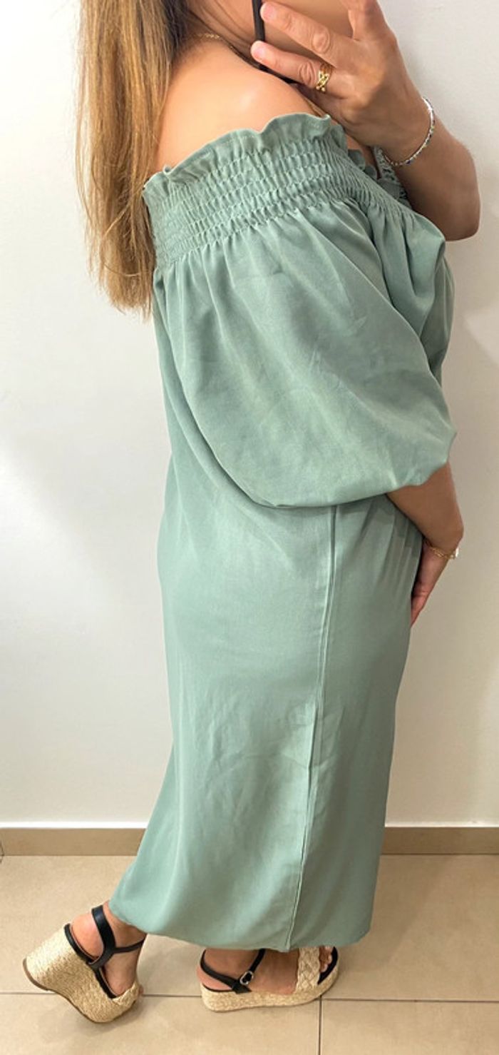 Robe Longue Ample Encolure Extensible Taille M-L - photo numéro 5