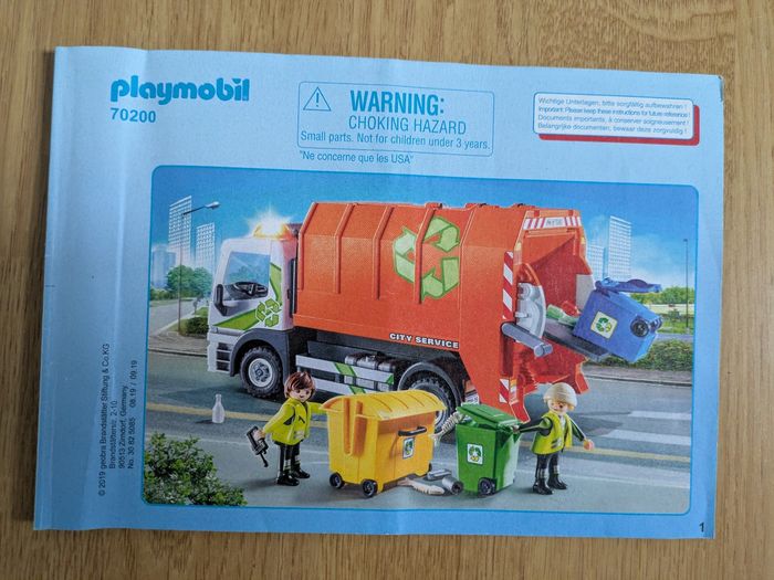 Camion poubelle Playmobil - photo numéro 3