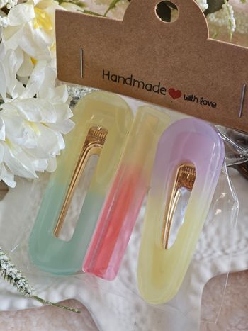 Lot de 3 barrettes à cheveux 