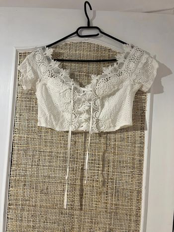 Top broderie anglaise