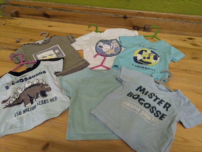 Lot 6 t-shirts 3 mois