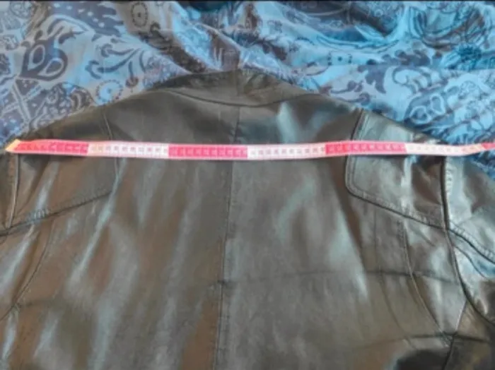 Veste en cuir Hugo Boss noire - photo numéro 5