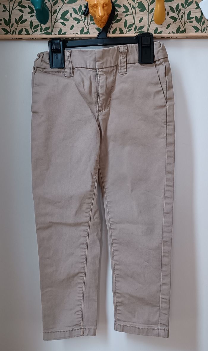 Pantalons Rouge Et Beige Différentes Marques Garçon Lot De 2 - photo numéro 5