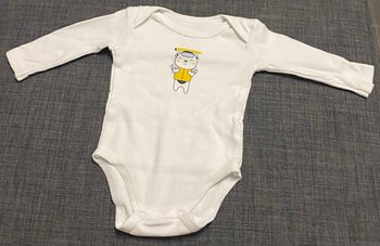 Body blanc avec nounours