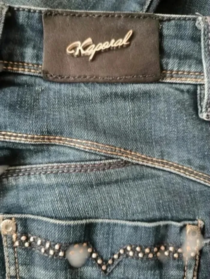 Jean Kaporal modéle cleon ,coupe slim ,taille basse , stretch - photo numéro 13
