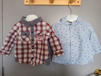 Lot chemise 6 mois