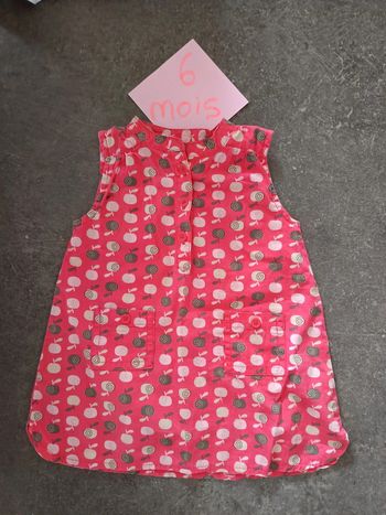 Robe motifs pommes 71cm