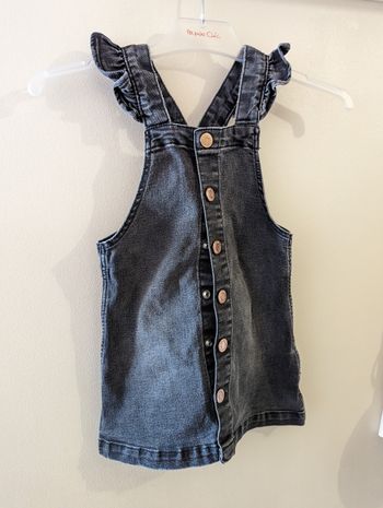 Robe jean vieilli h&m