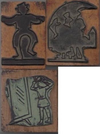 Tampons anciens personnages