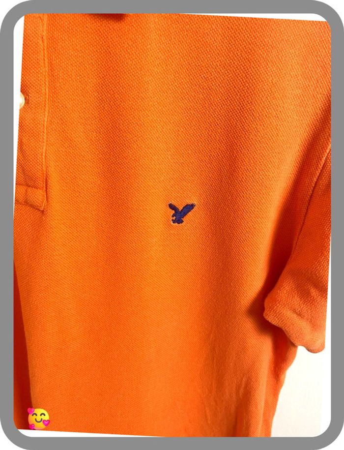👕 Polo American Eagle – Homme – Taille XS – Orange - photo numéro 2