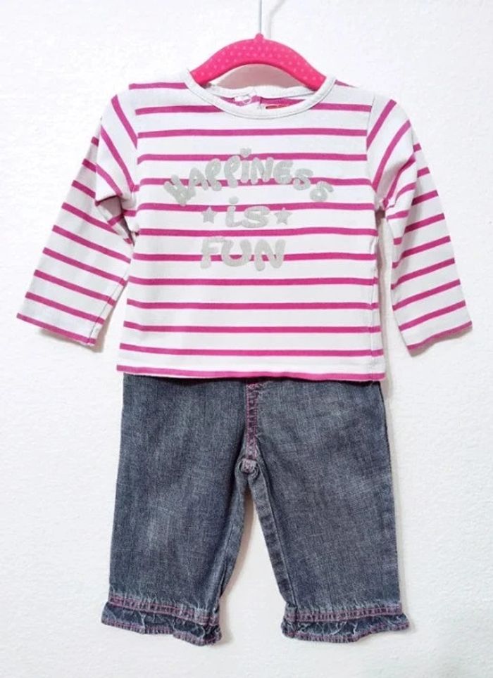 Ensemble bébé fille taille 12 mois 👑 - photo numéro 2