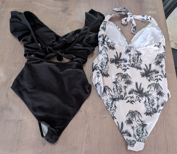 Lot 2 maillots 1 piece maternité - photo numéro 2