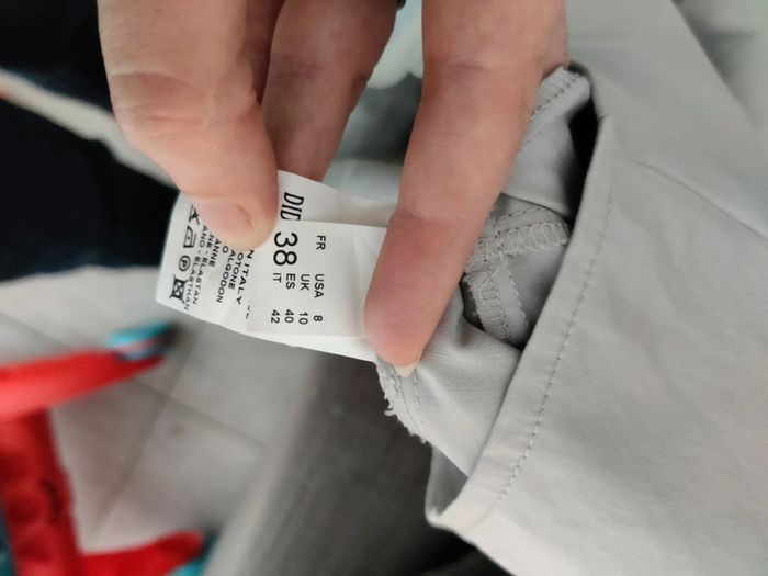 Robe de cérémonie grise taille 38 - photo numéro 5