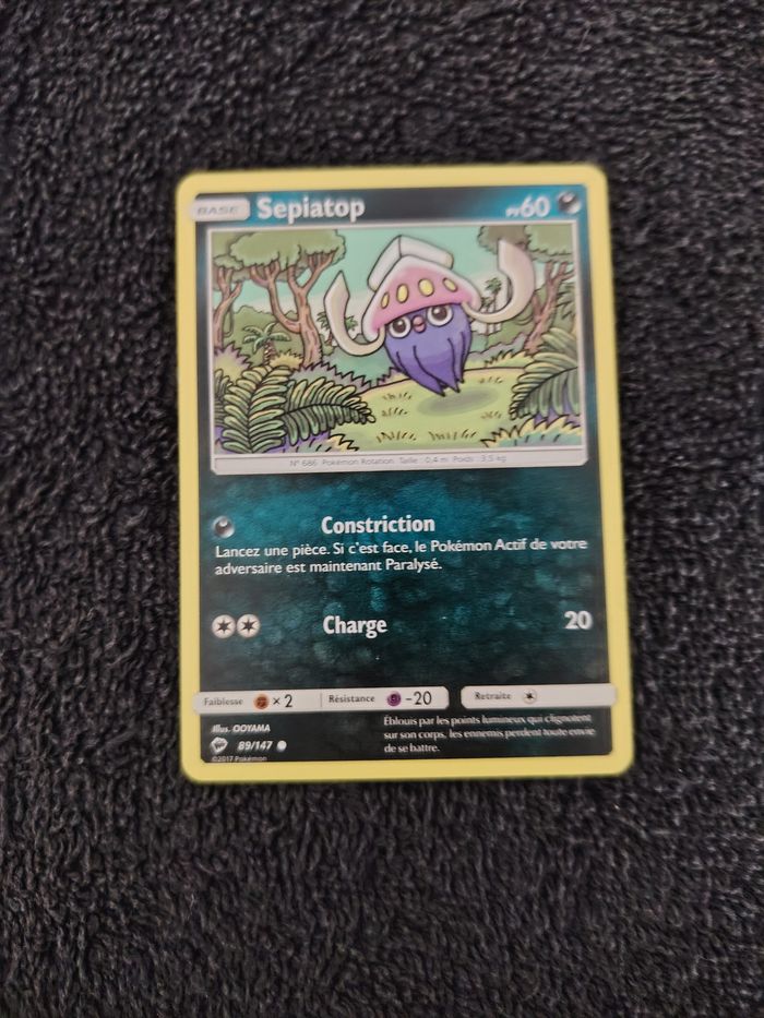 Carte POkémon Sepiatop