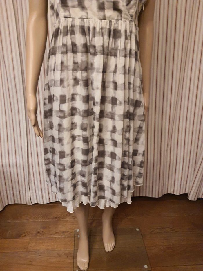 Jolie Robe d'été Sandwich fr 42 100%coton - photo numéro 3