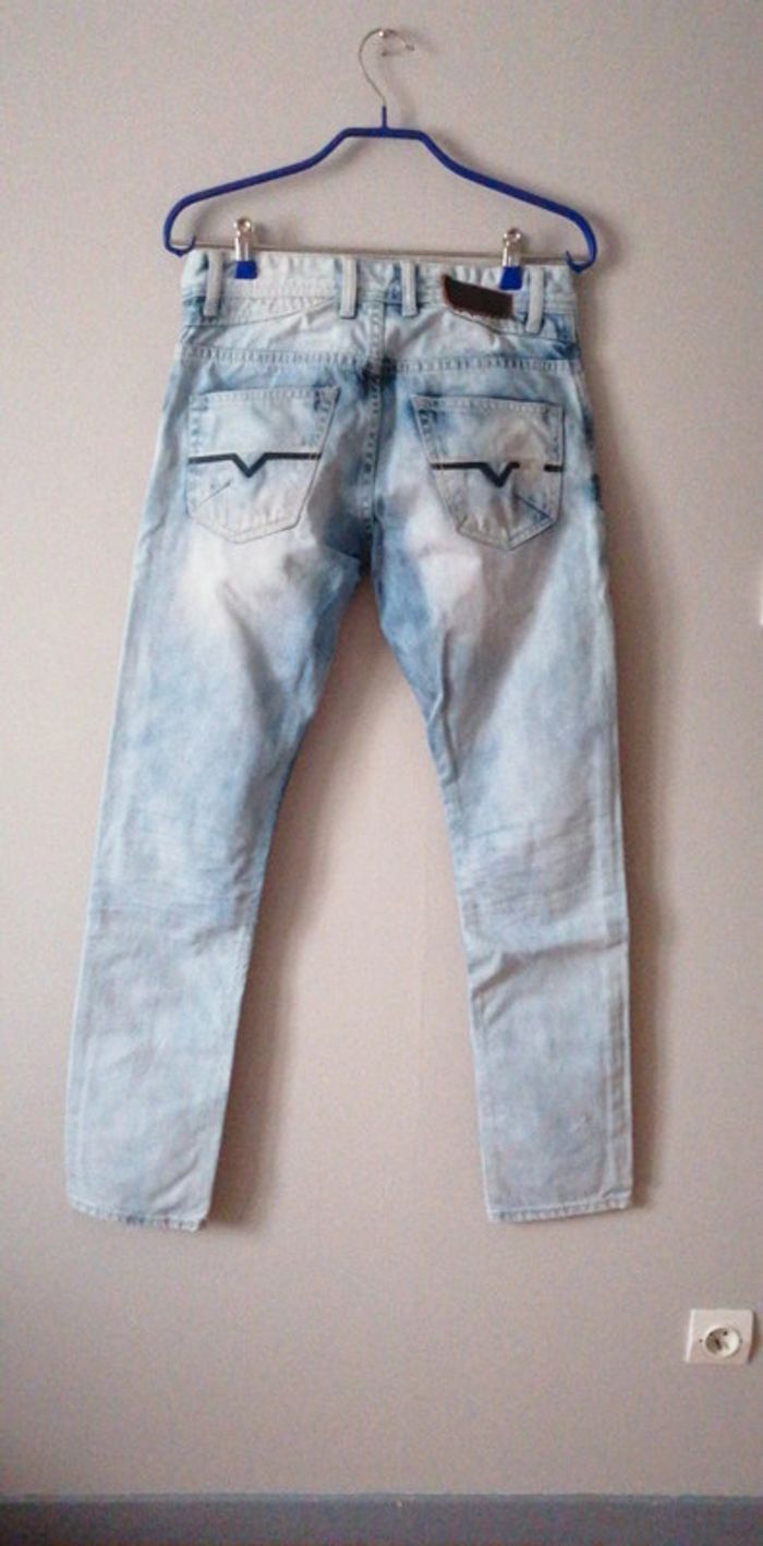 Jeans d.skins skinny délavé troué taille 28 - photo numéro 2