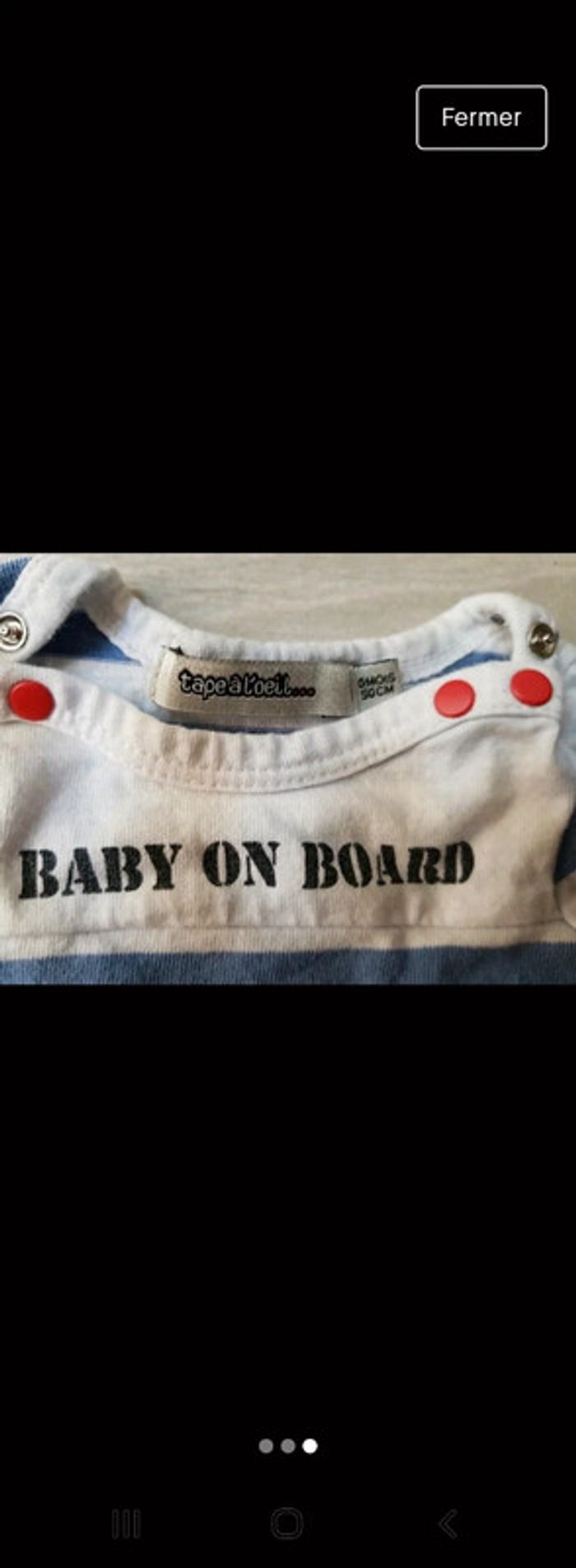 Pyjama marin été naissance garcon - photo numéro 3