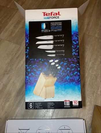 Bloc de couteaux de cuisine Tefal 
