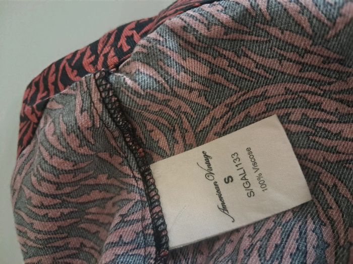 American vintage haut tee-shirt blouse T.36/38 - photo numéro 9