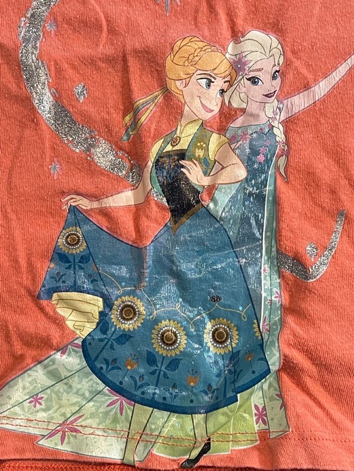 Teeshirt reine des neiges 4 ans - photo numéro 3