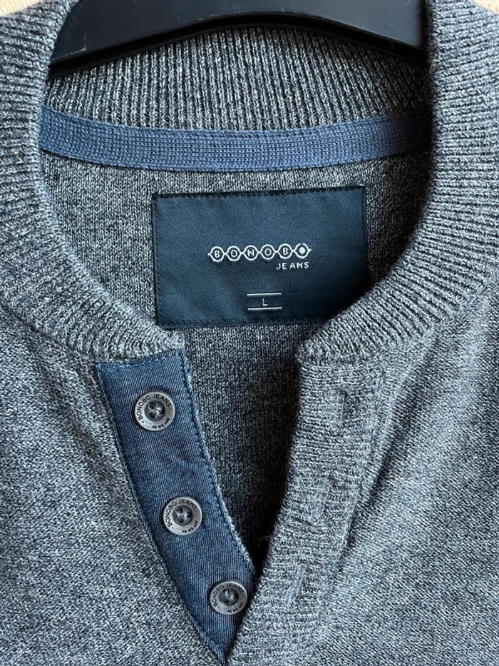 Pull gris foncé homme - photo numéro 3