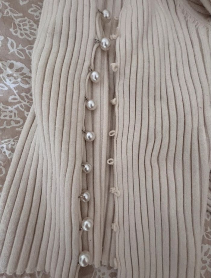 Gilet perles - photo numéro 5