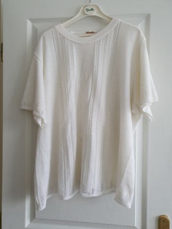 Pull léger blanc DAXON taille 54