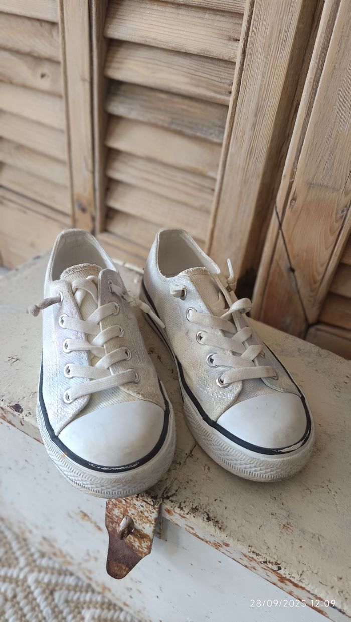 Basket fille style converses - photo numéro 2