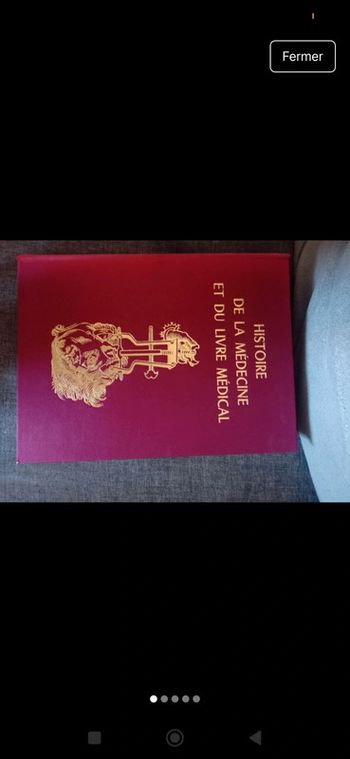 Livre histoire de la médecine et du livre médical