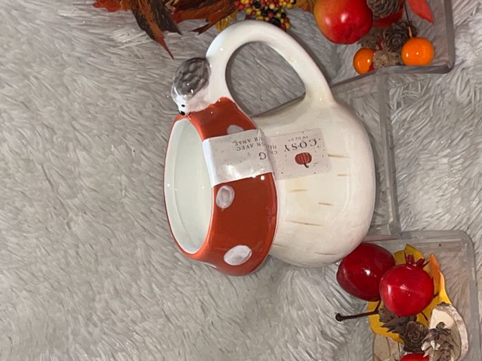 Mug champignon avec son hérisson - photo numéro 2